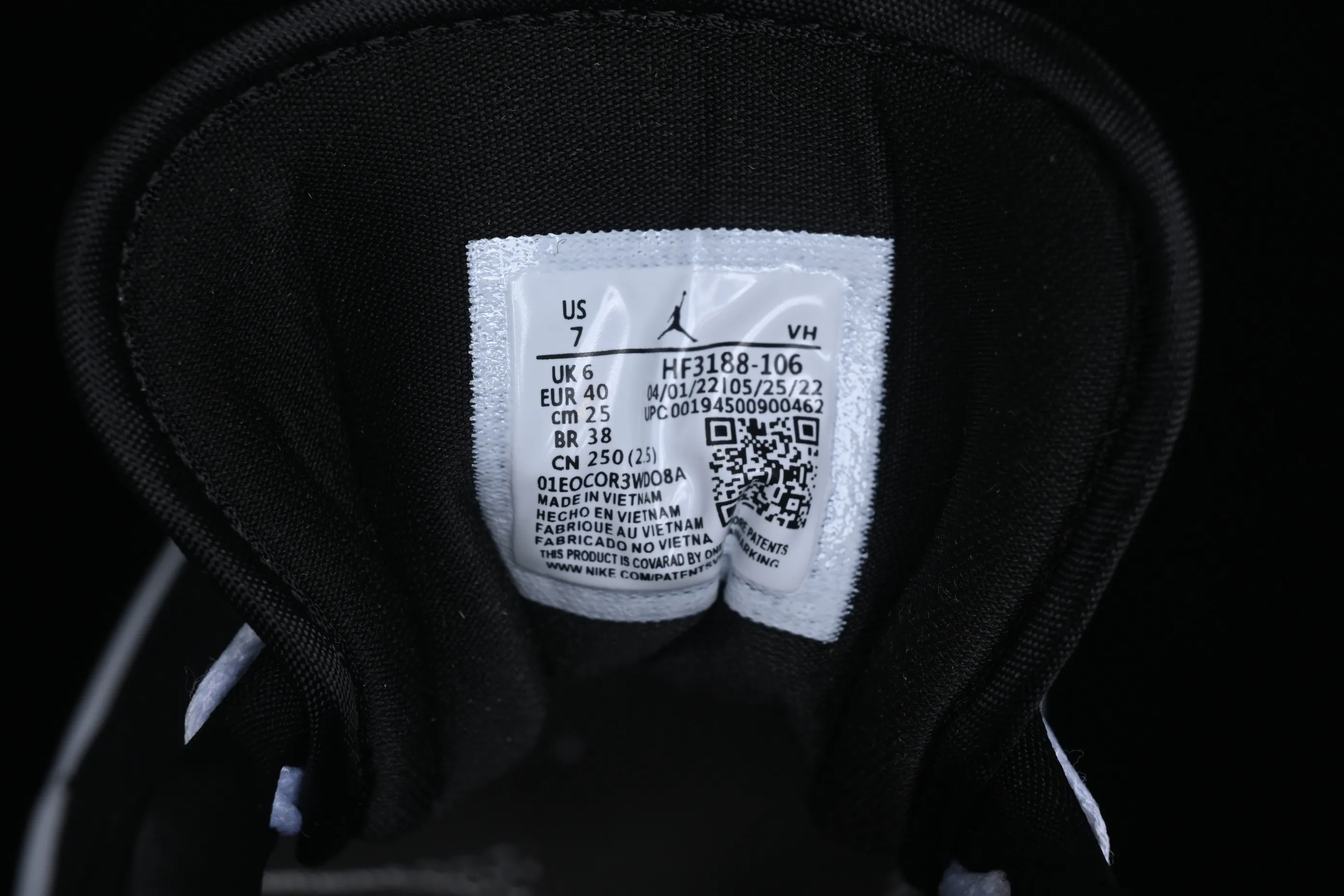All categories Air Jordan Jordan series basketball shoes Air Jordan 1 Low Air Jordan 1 Low "Panda" AJ1 Joe 1 black and white panda low-top cultural and casual sneakers HF3188-106
